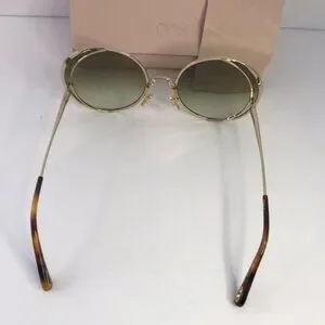 Chloe | Accessories | New Original Chloe Gold Green Round  display picture 3